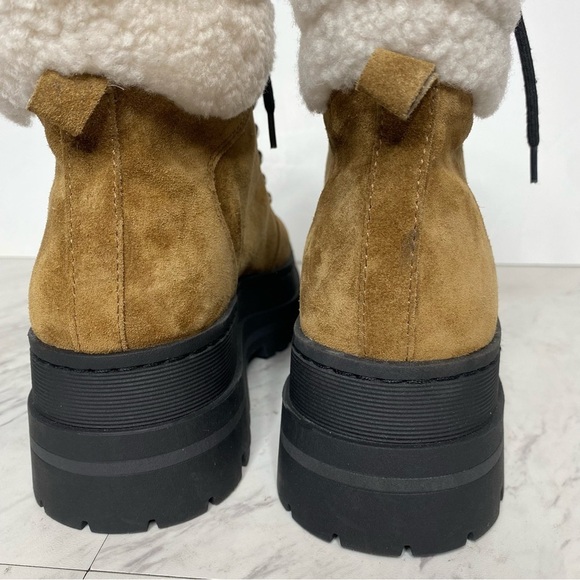 New! Marc Fisher Pierson Platform Lug Sole Lace Up Bootie 8 1/2 M - Picture 4 of 14